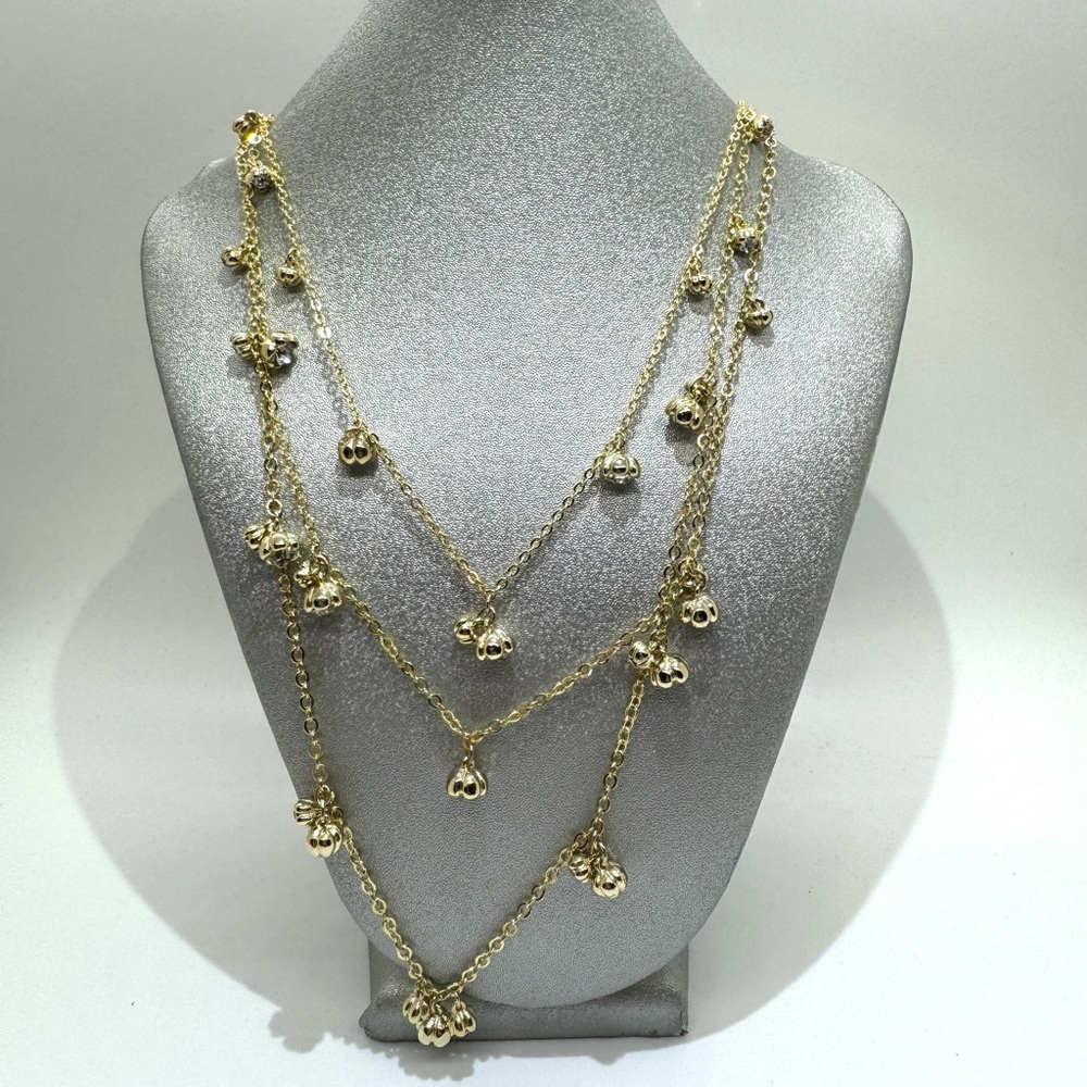 🆕 NWT 🆕 The Limited - Gold Flower Necklace - Vintage